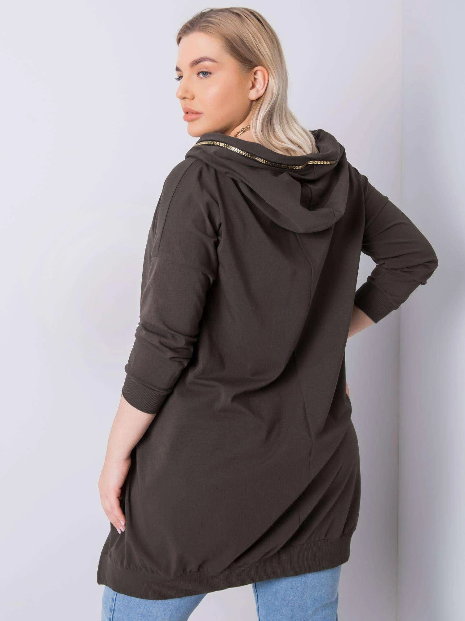 Relevance Megztinis-RV-BL-6464.46P-tamsus chaki