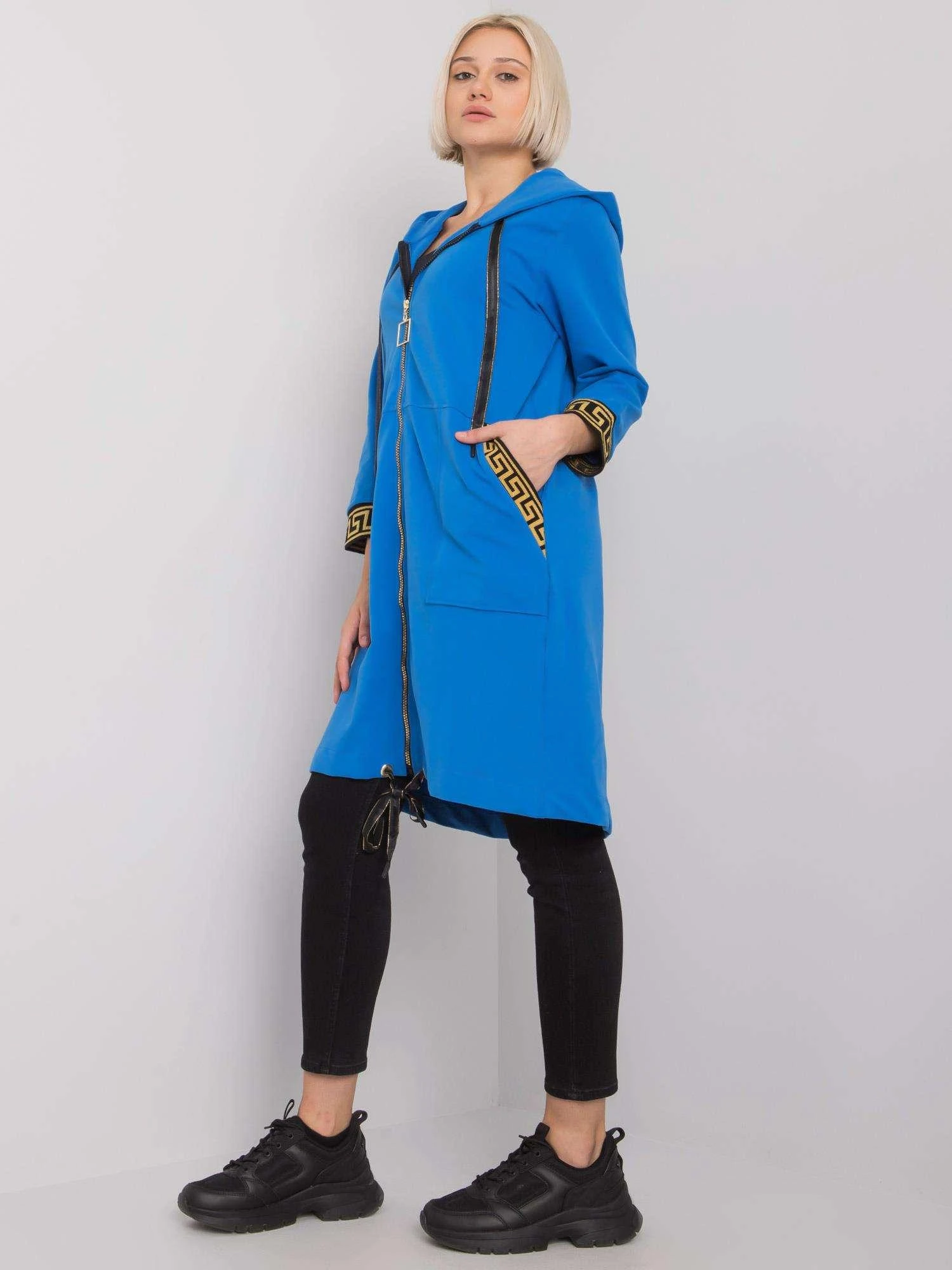 Relevance Megztinis-RV-BL-6792.02P-tamsiai mėlynas