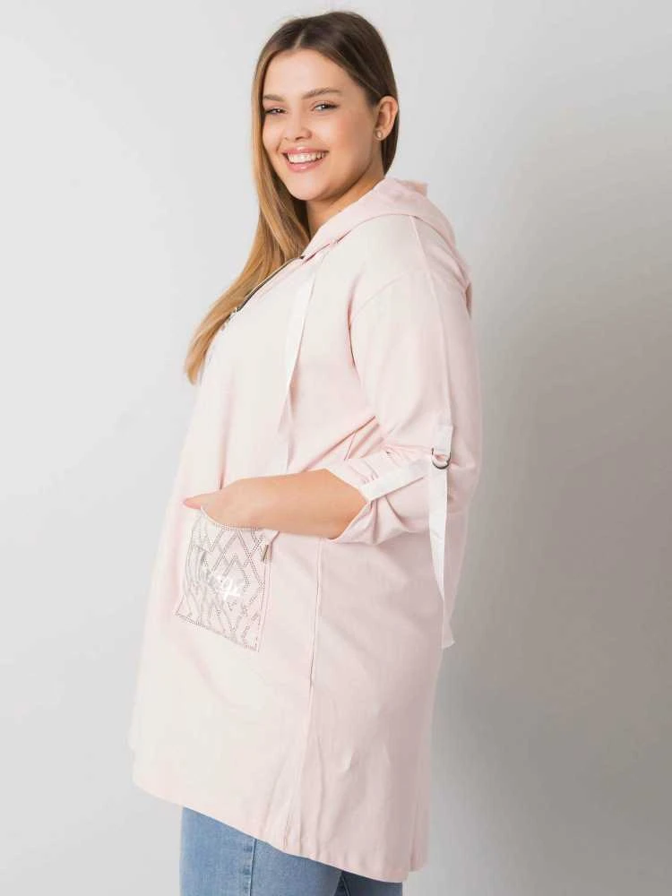 Relevance Megztinis-RV-BL-6795.84-šviesiai rožinis