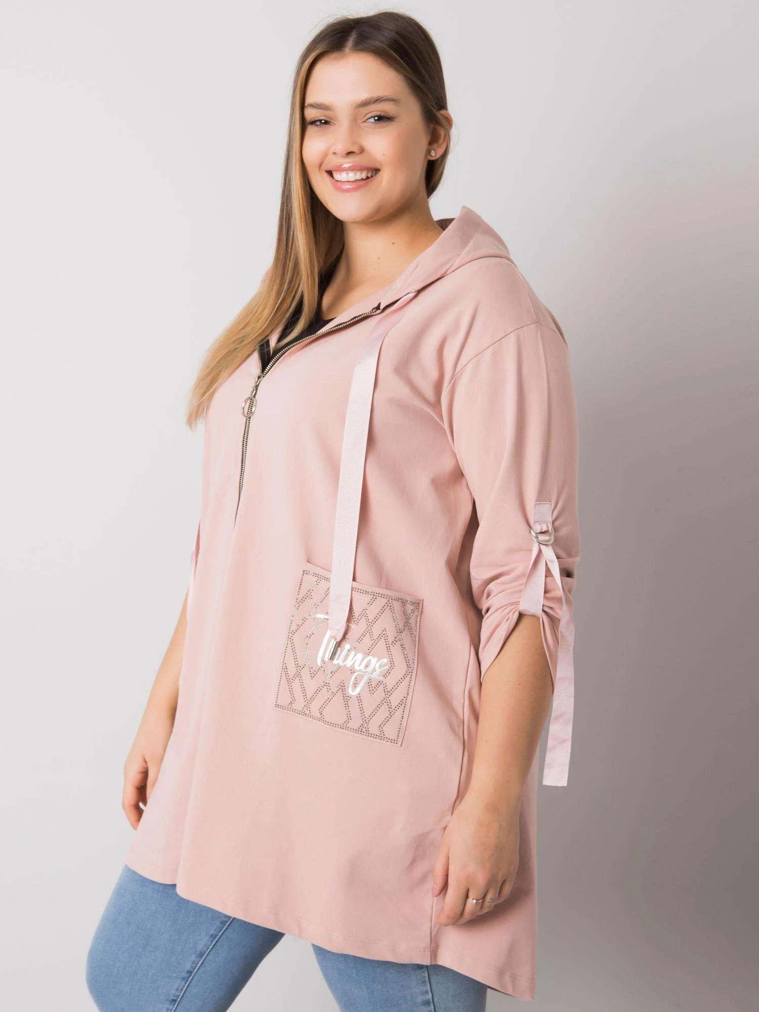 Relevance Megztinis-RV-BL-6795.84-rožinis
