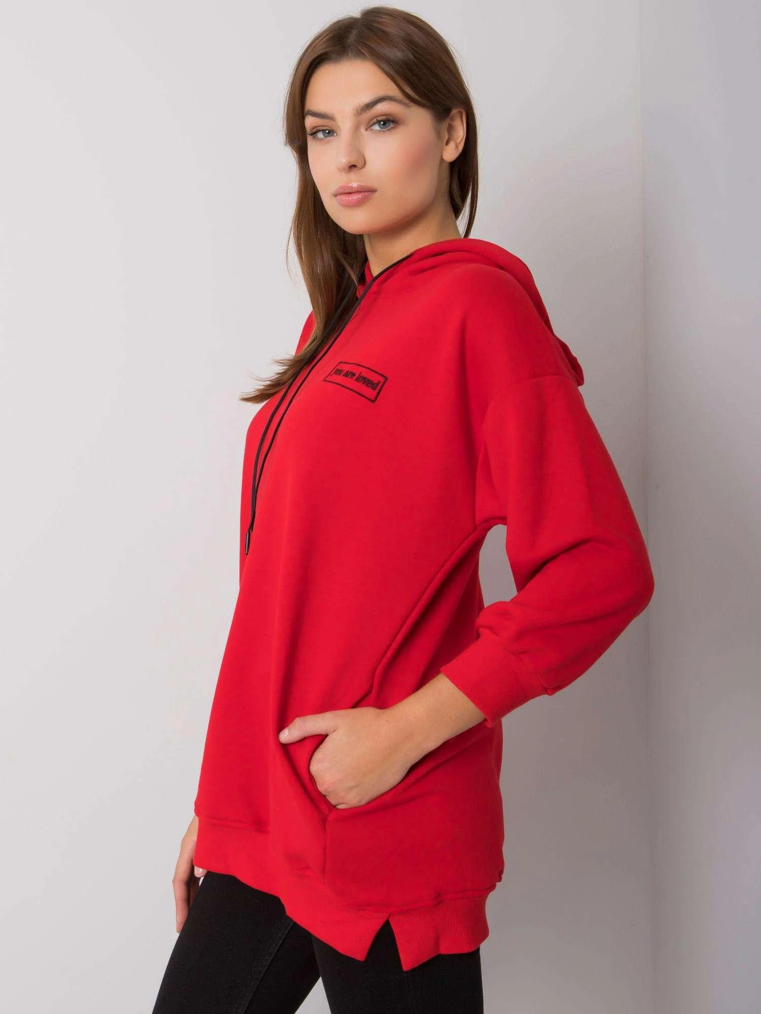 Relevance Megztinis-RV-BL-6935.18P-raudonas