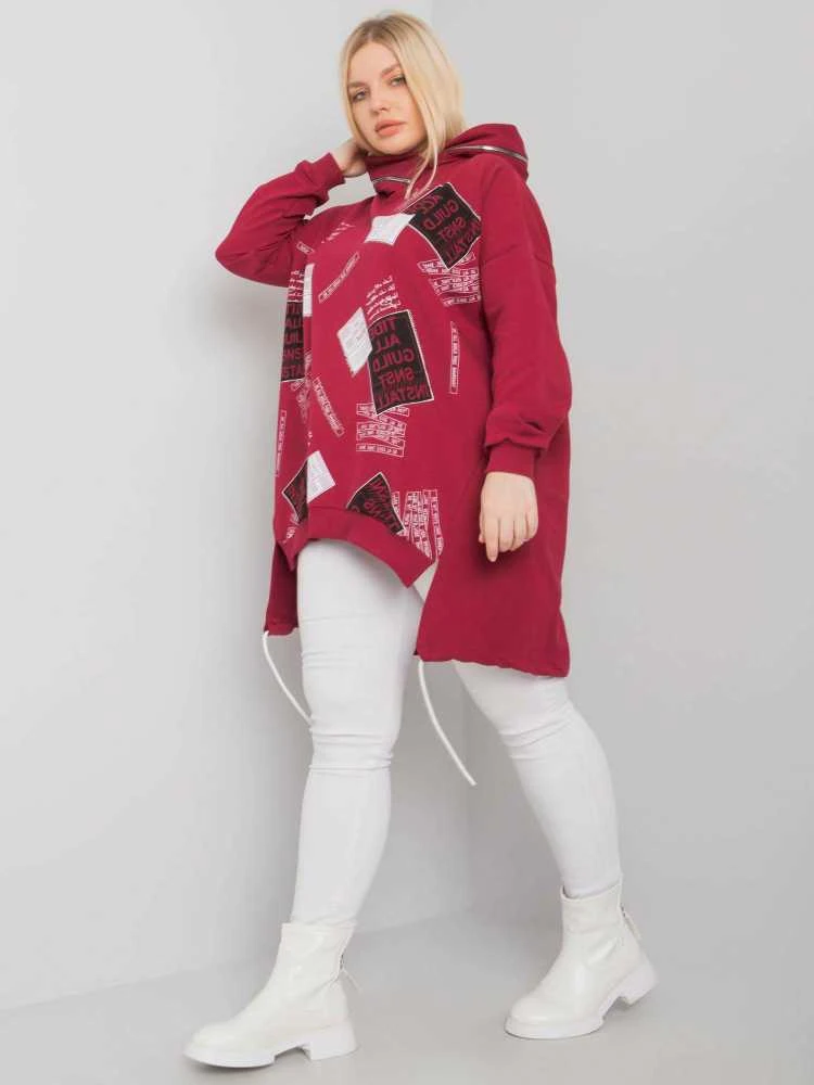 Relevance Megztinis-RV-BL-7217.79P-bordo