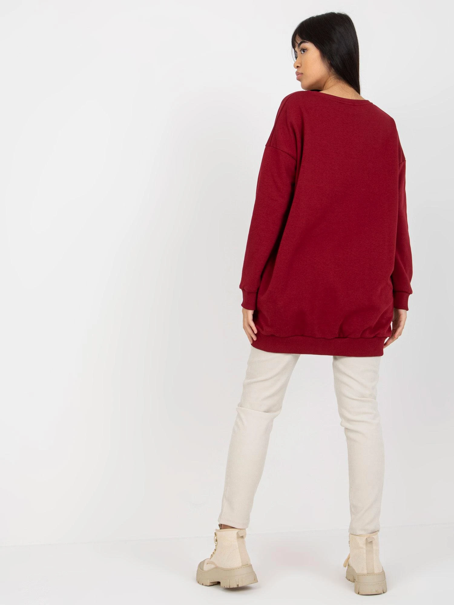 Relevance Megztinis-RV-BL-8310.60-bordo