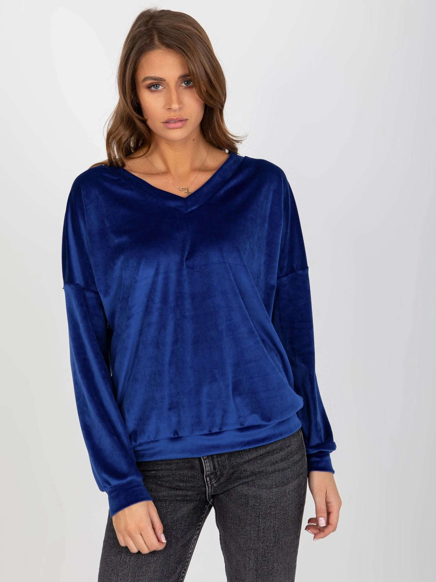 Relevance Megztinis-RV-BL-8441.07P-kobaltas