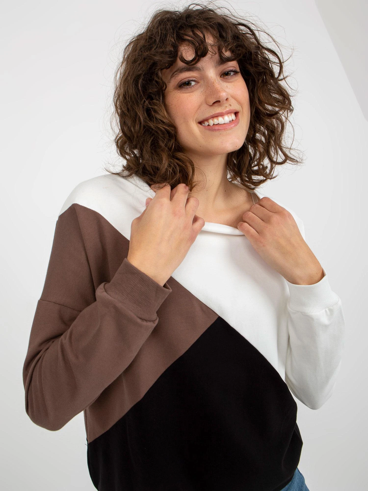 Relevance Megztinis-RV-BL-8463.41P-baltas-juodas