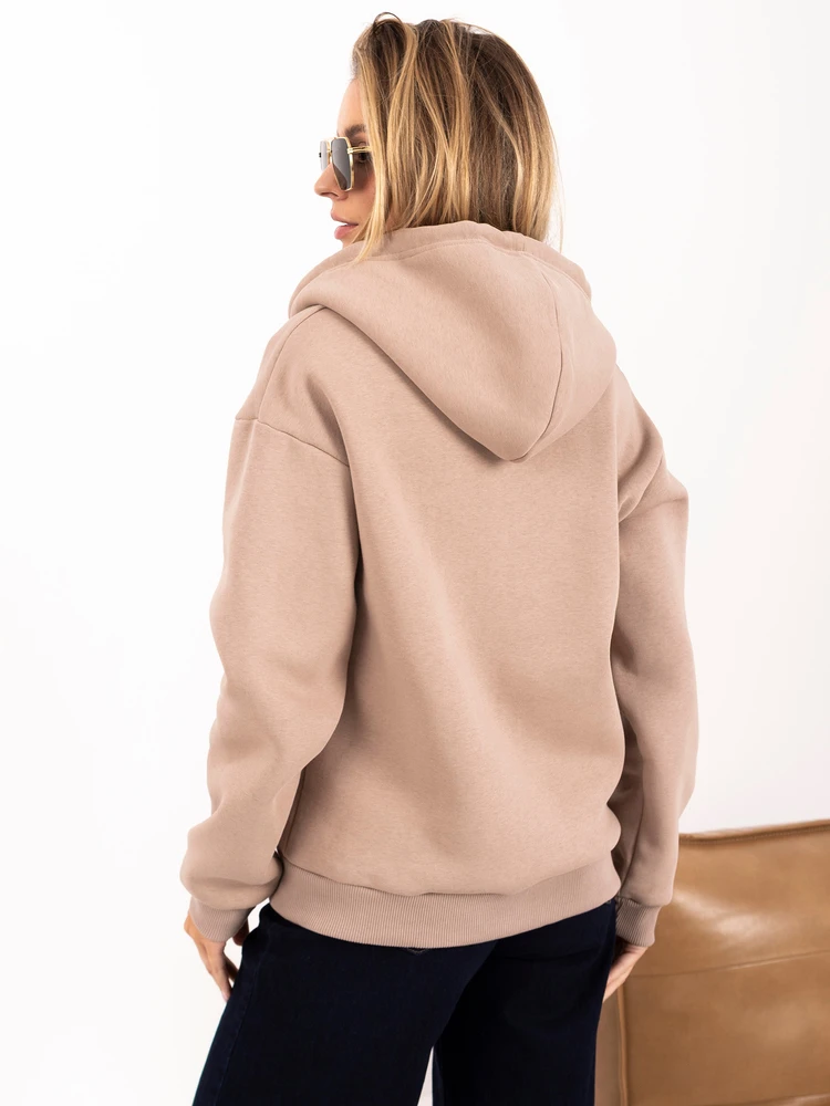Relevance Bluza-RV-BL-A1555.85-ciemny bezowy