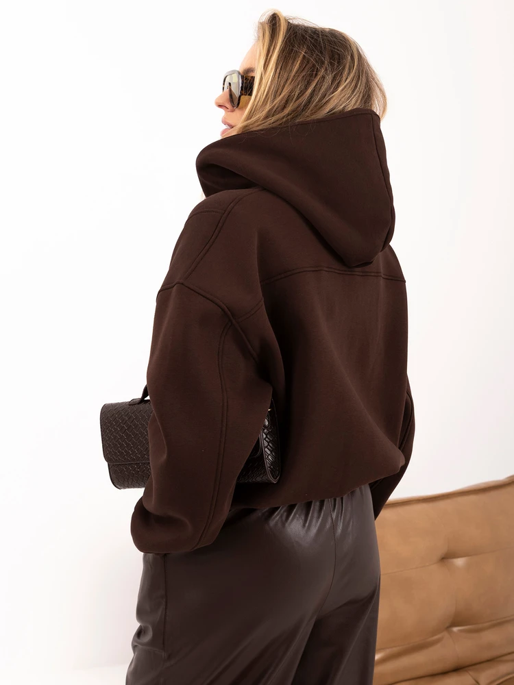 Relevance Bluza-RV-BL-A1576.82-ciemny ruda