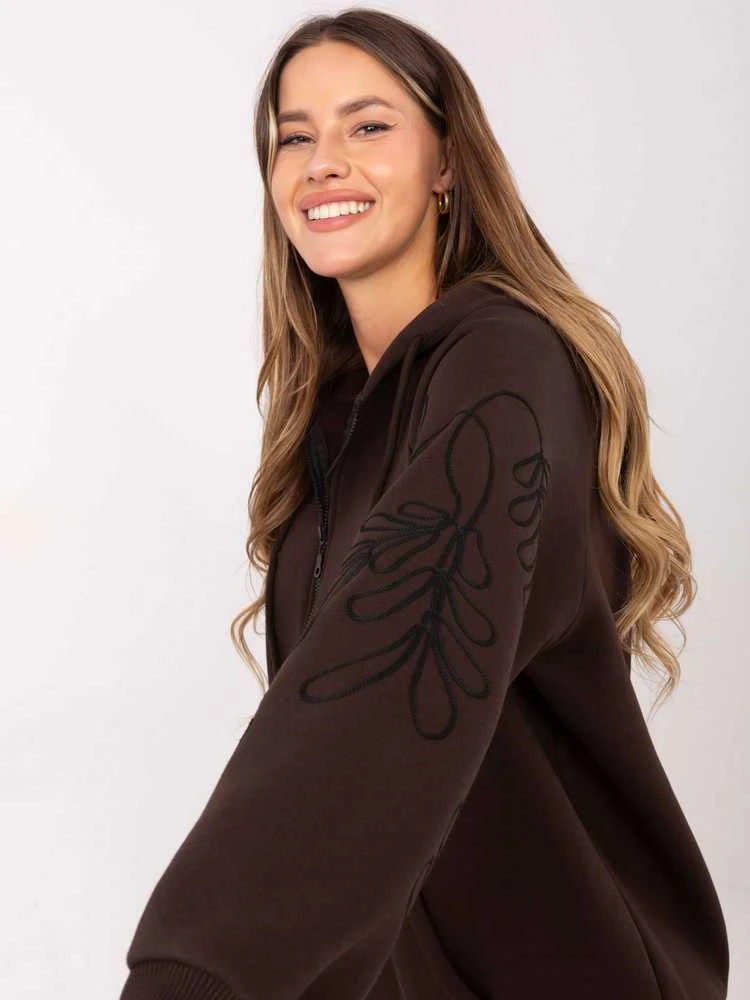 Relevance Bluza-RV-BL-A911.22-ciemny ruda