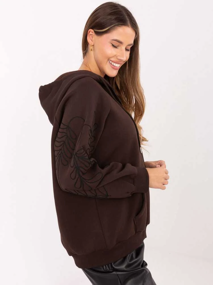 Relevance Bluza-RV-BL-A911.22-ciemny ruda