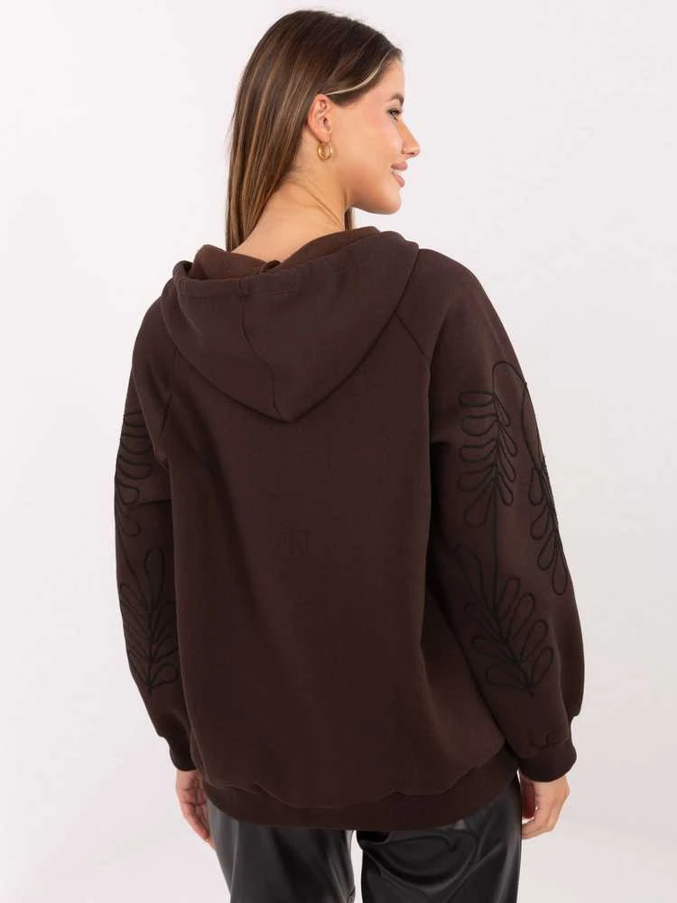 Relevance Bluza-RV-BL-A911.22-ciemny ruda