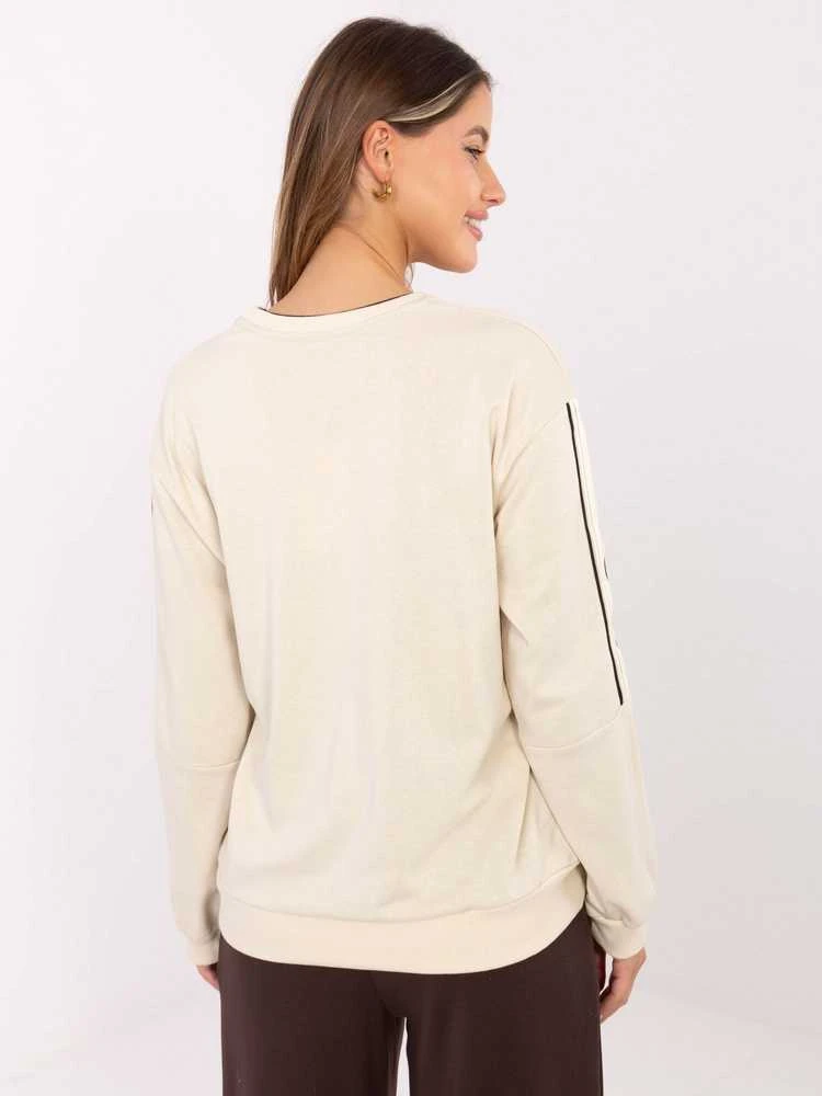 Relevance Bluza-RV-BL-A942.62-jasny smėlio spalva
