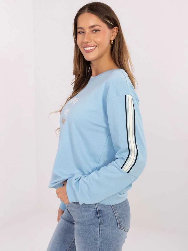 Relevance Bluza-RV-BL-A942.62-šviesiai mėlyna
