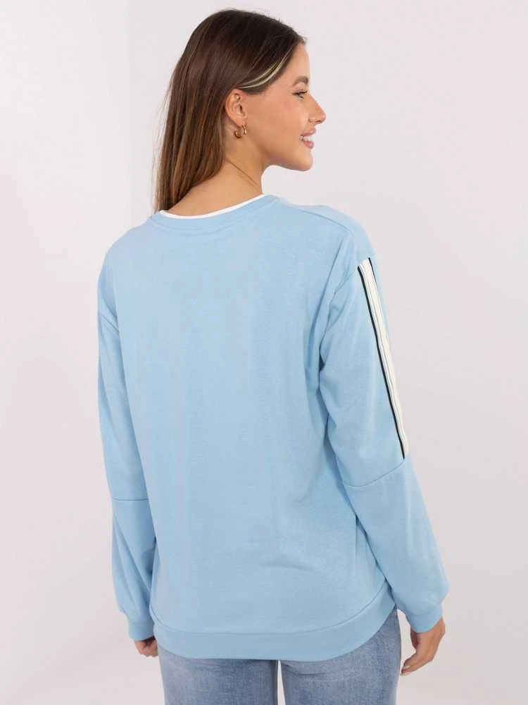 Relevance Bluza-RV-BL-A942.62-šviesiai mėlyna