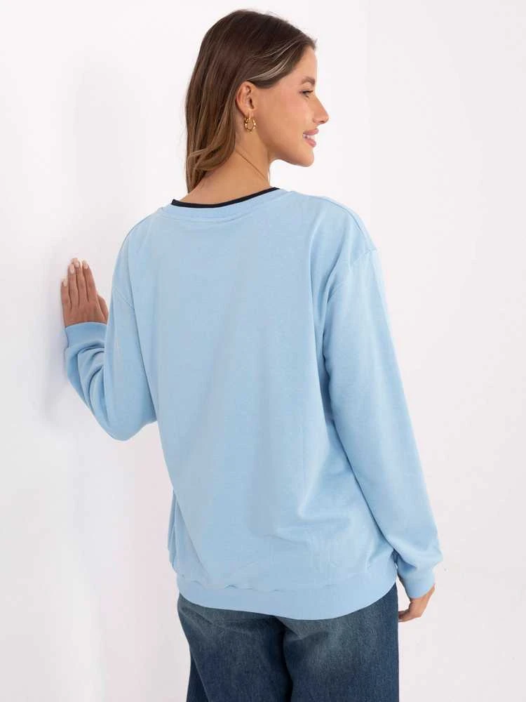Relevance Bluza-RV-BL-A968.00-šviesiai mėlyna