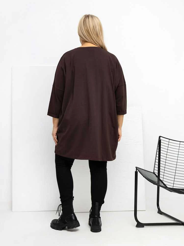 Relevance Bluzka-RV-BZ-A1076.00-ciemny ruda