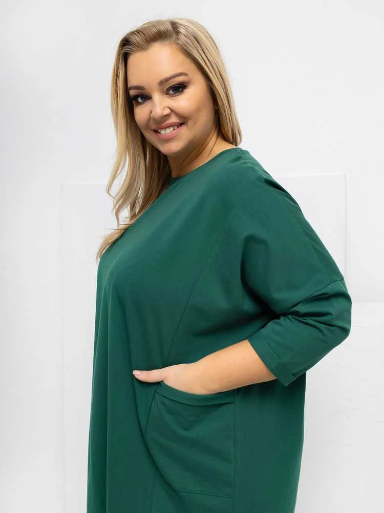 Relevance Bluzka-RV-BZ-A1076.00-ciemny žalia