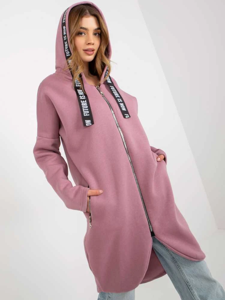 Relevance Megztinis-RV-BL-6683.00P-tamsiai rožinis