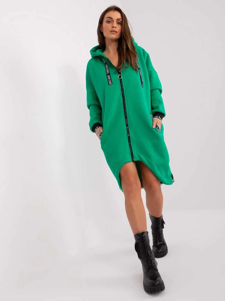 Relevance Megztinis-RV-BL-6832-2.00P-žalias