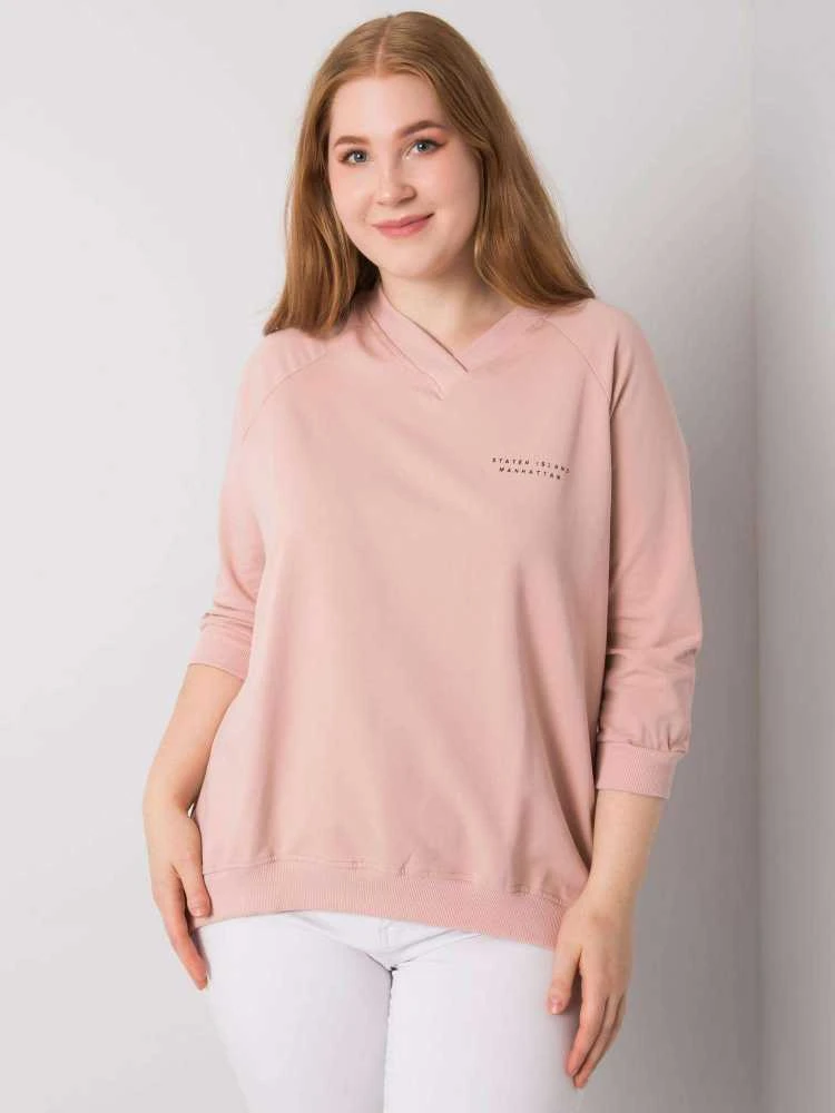 Relevance Megztinis-RV-BL-6852.22P-šviesiai rožinis