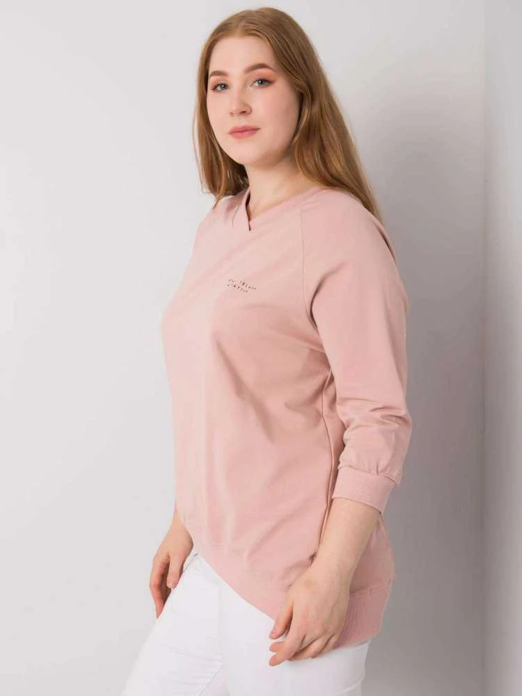 Relevance Megztinis-RV-BL-6852.22P-šviesiai rožinis