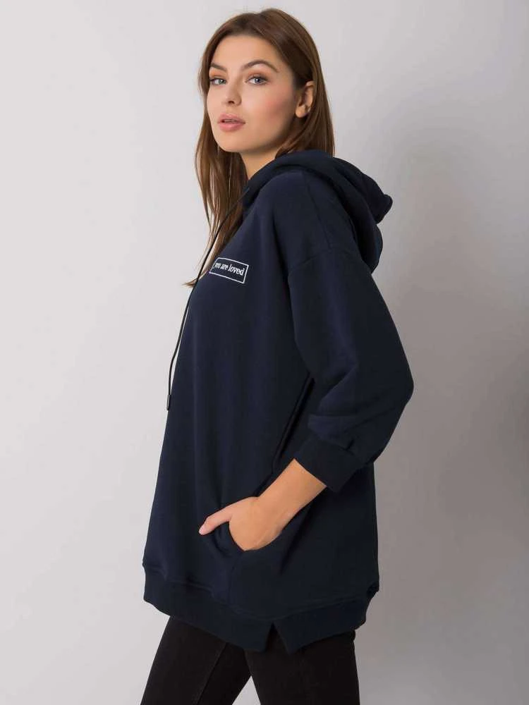 Relevance Megztinis-RV-BL-6935.18P-tamsiai mėlynas