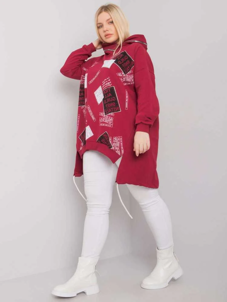 Relevance Megztinis-RV-BL-7217.79P-bordo