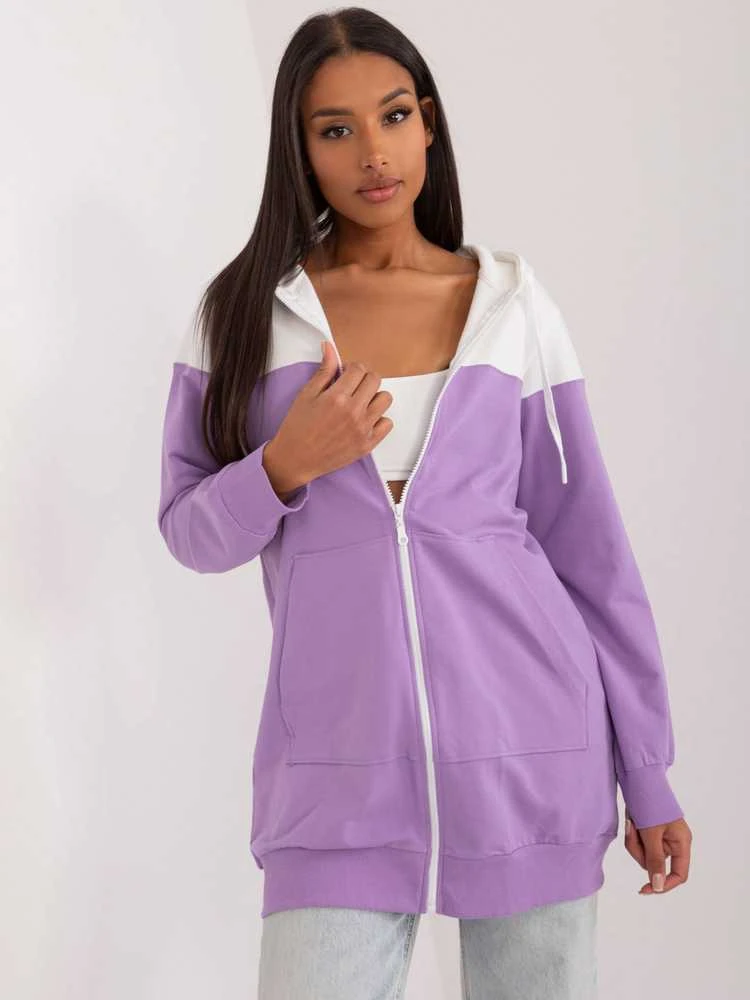 Relevance Megztinis-RV-BL-8159.16X-Šviesiai violetinis