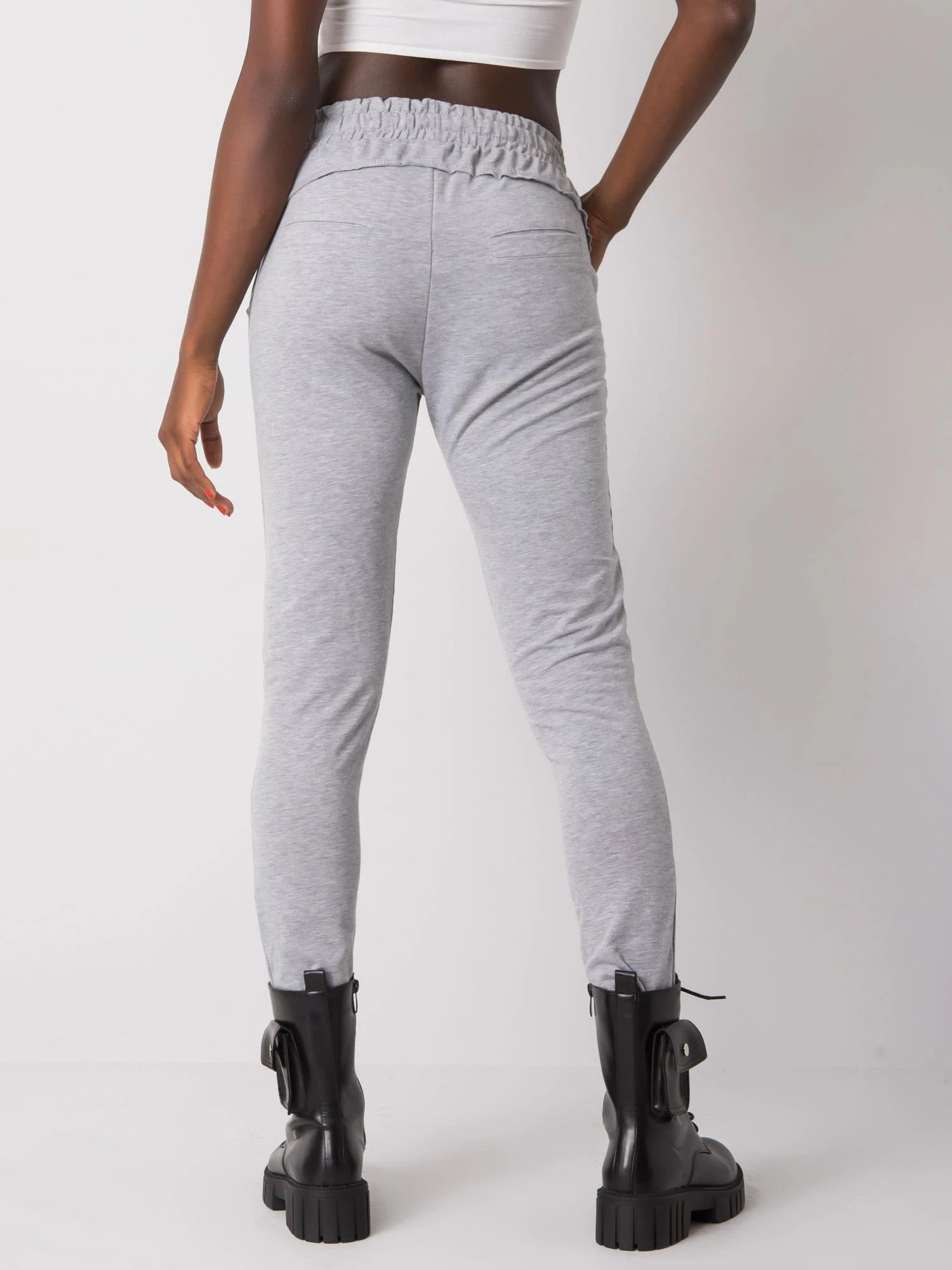 Relevance Sportinės kelnės-RV-DR-6437.18-pilkos