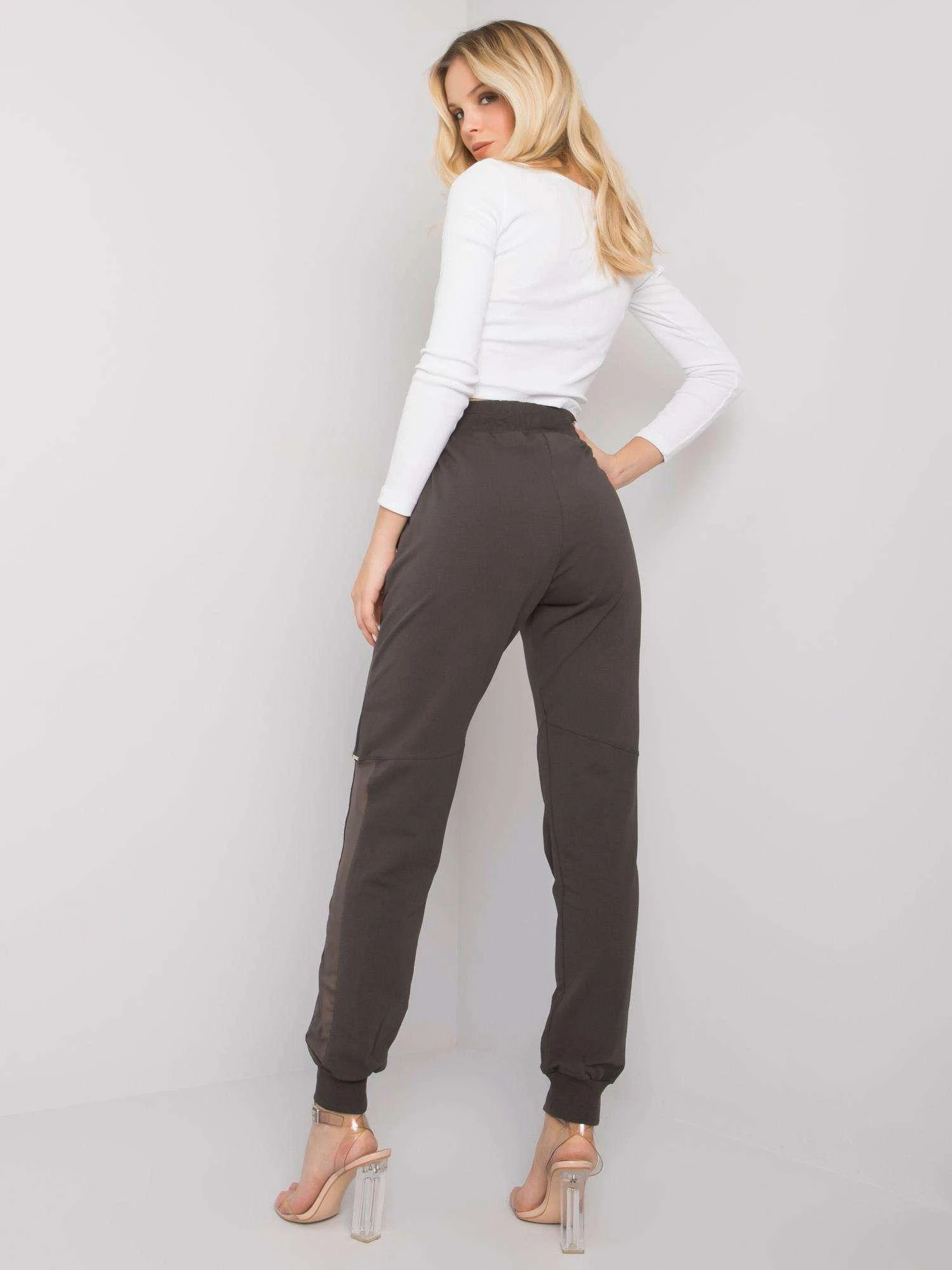 Relevance Sportinės kelnės - RV-DR-6896.48P - tamsi chaki