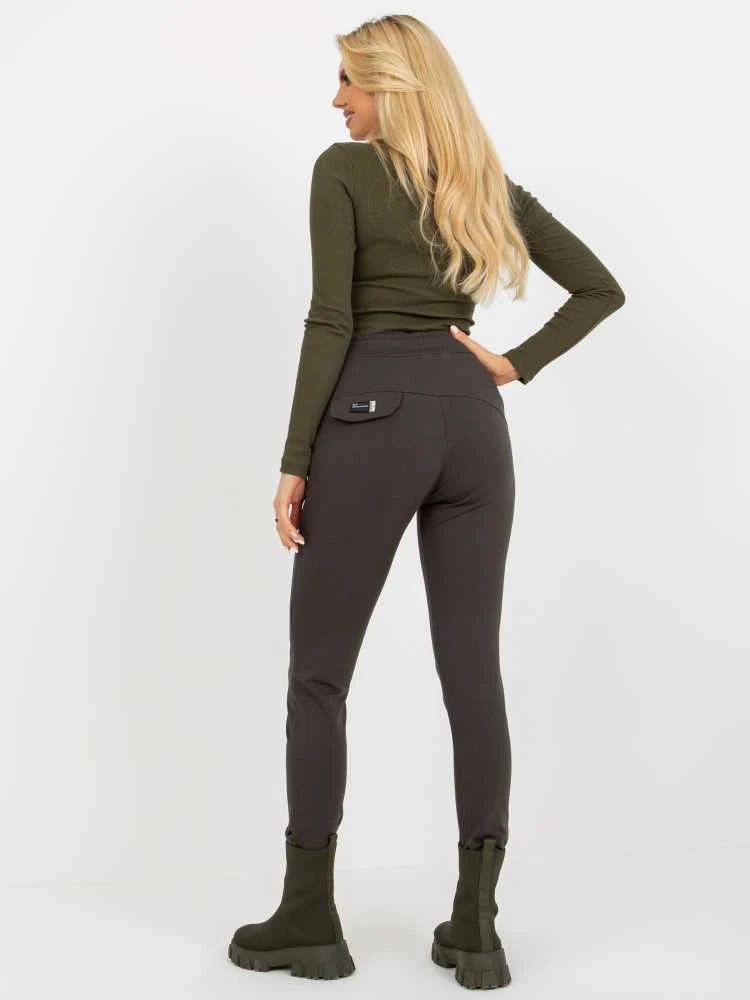 Relevance Sportinės kelnės - RV-DR-8369.89P - tamsi chaki