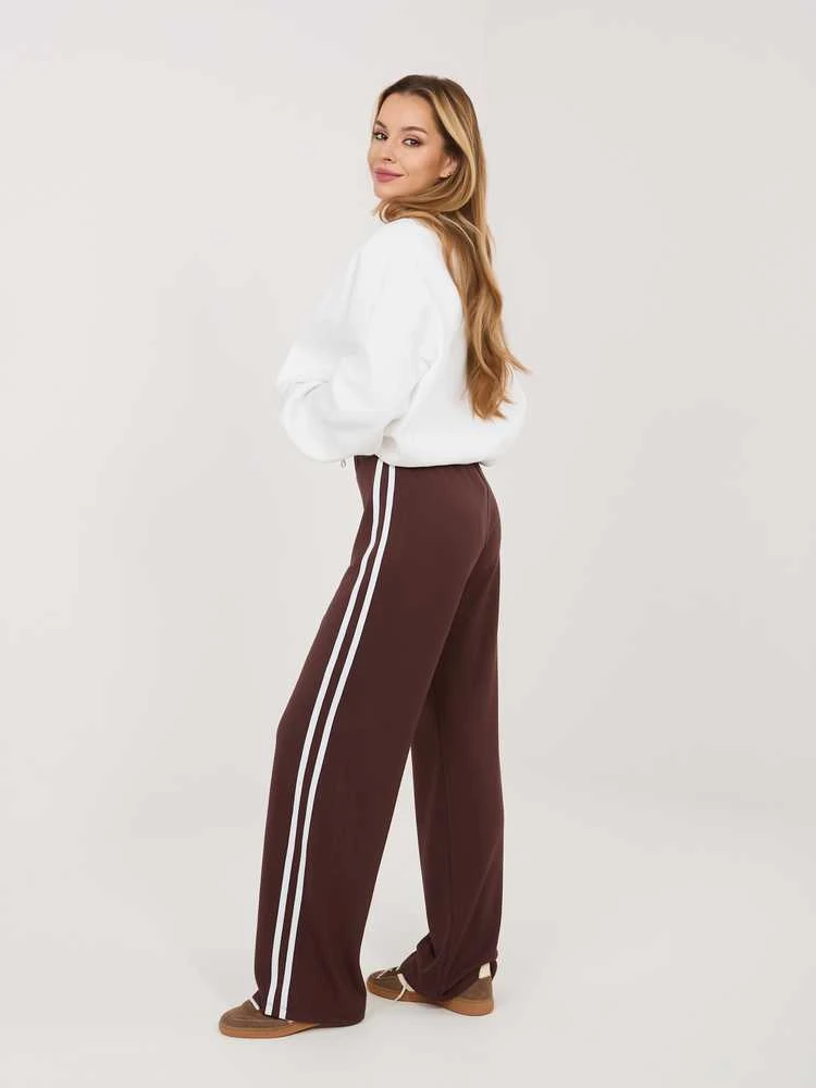 Relevance Sportinės kelnės-RV-DR-A1239.98-ciemny ruda