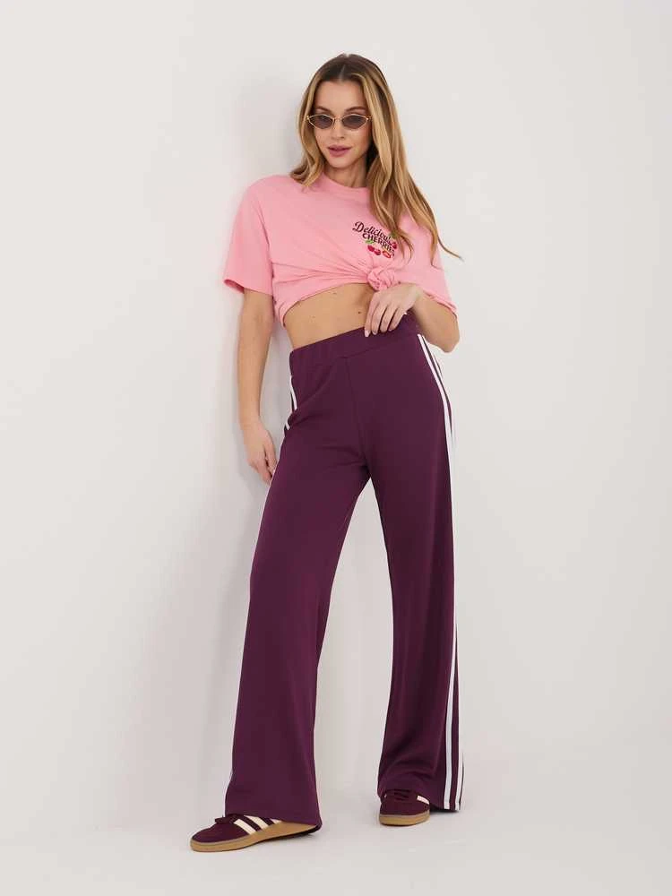 Relevance Sportinės kelnės-RV-DR-A1239.98-ciemny violetinė