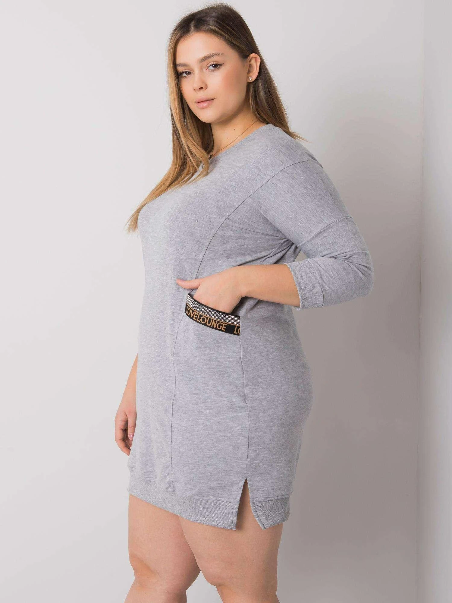 Relevance Suknelė-RV-SK-6836.55P-pilka