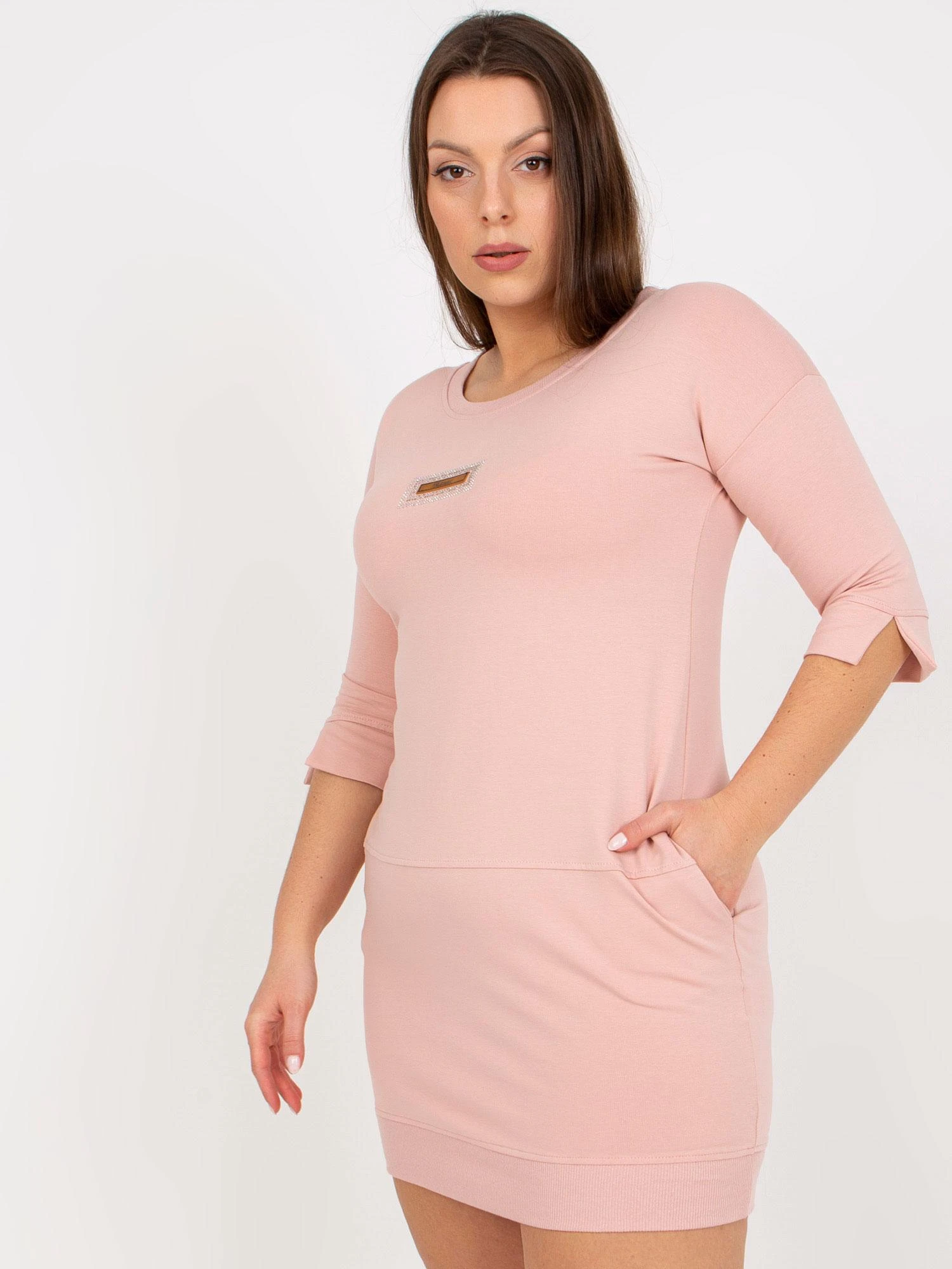 Relevance Suknelė-RV-SK-7612.75P-šviesiai rožinė