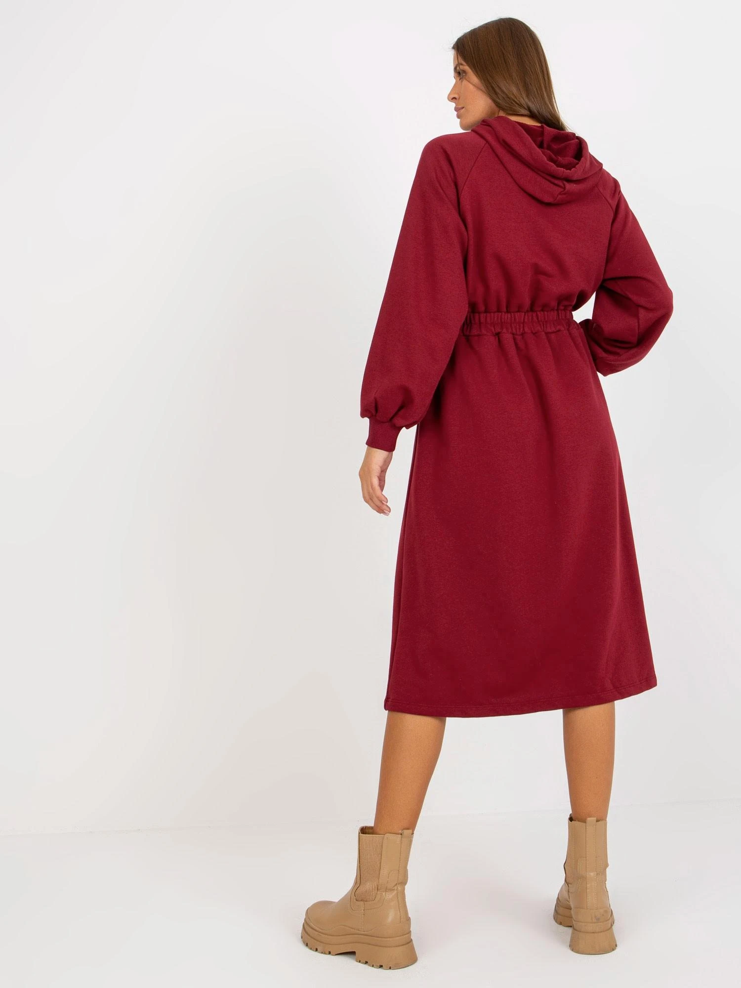 Relevance Suknelė-RV-SK-8336.12P-bordo