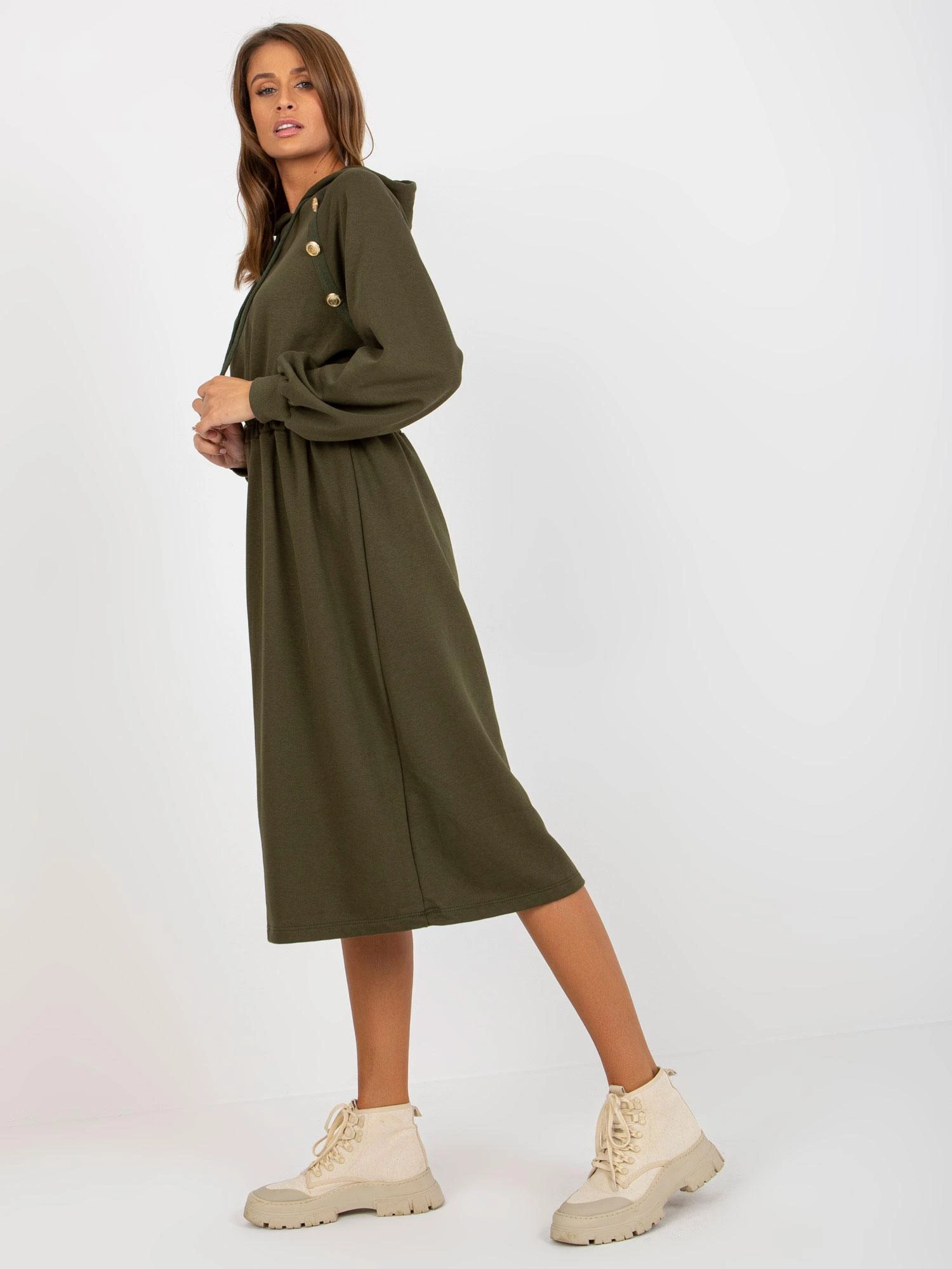 Relevance Suknelė-RV-SK-8336.12P-khaki