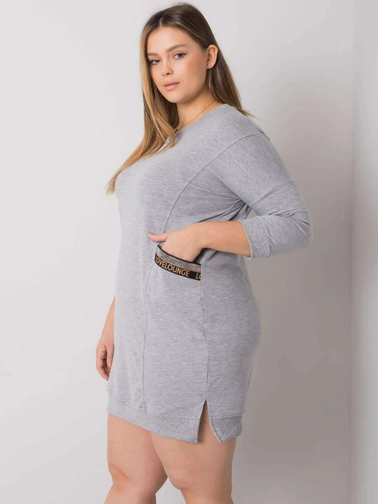 Relevance Suknelė-RV-SK-6836.55P-pilka