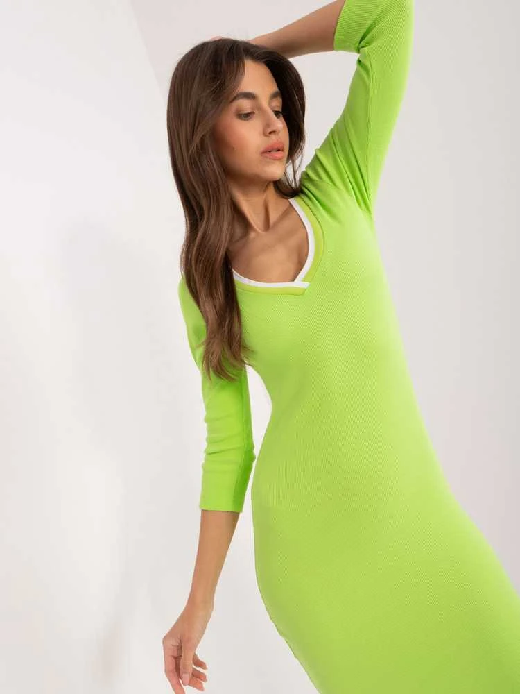 Relevance Suknelė-RV-SK-8943.78-lime
