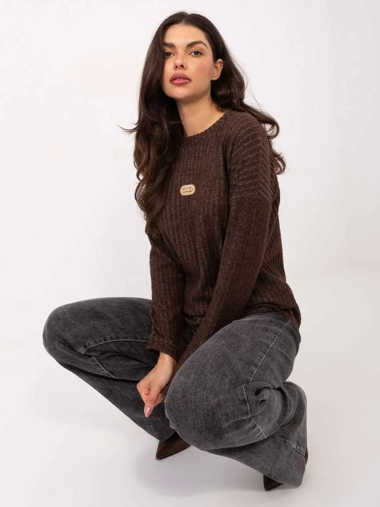 Relevance Sweter-RV-SW-A1026.52-ruda