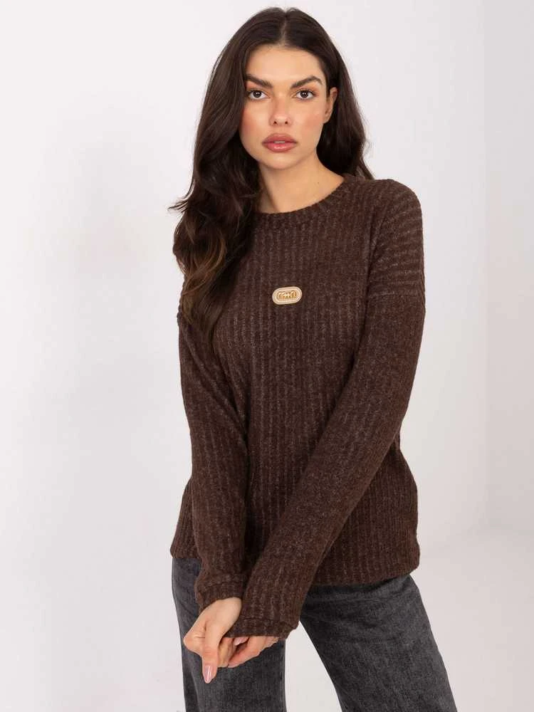 Relevance Sweter-RV-SW-A1026.52-ruda
