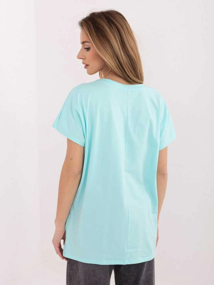 Relevance T-shirt-RV-TS-A1206.84-mietowy