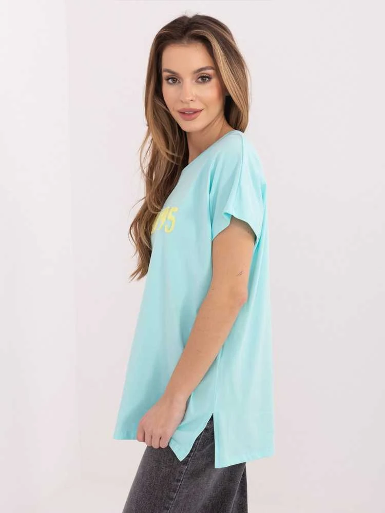 Relevance T-shirt-RV-TS-A1206.84-mietowy