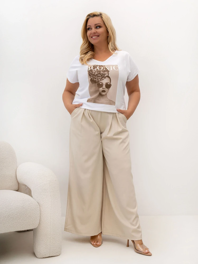 Relevance T-shirt-RV-TS-A1384.08P-balta