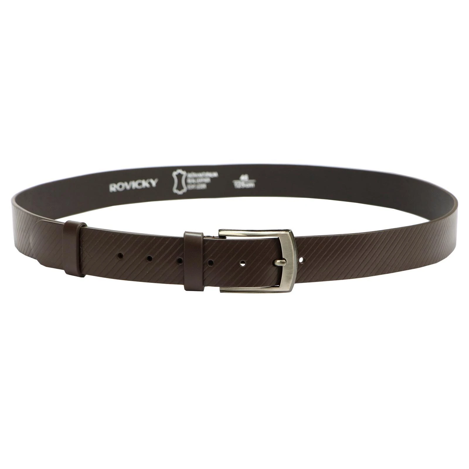 Diržas vyrams Rovicky RPM-05-PUM BROWN