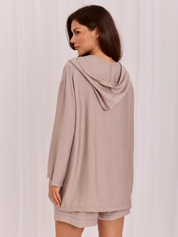 Rue Paris Bluza-IT-BL-10362.24-ciemny bezowy