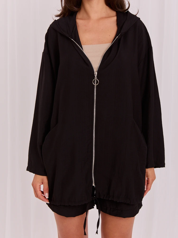 Rue Paris Bluza-IT-BL-10362.24-juoda