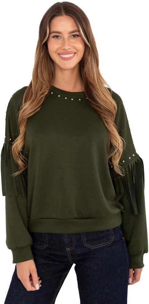 Rue Paris Džemperis moterims -IT-BL-21731.85-khaki