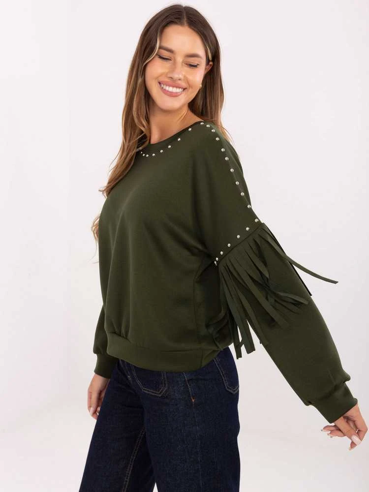 Rue Paris Džemperis moterims -IT-BL-21731.85-khaki
