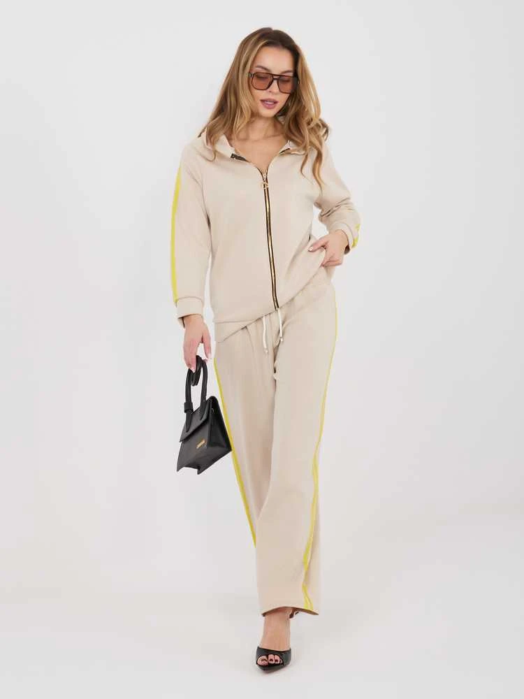 Rue Paris Bluza-IT-BL-21782.84-smėlio spalva