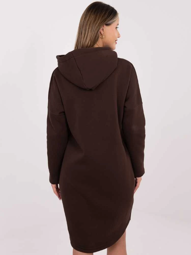 Rue Paris Bluza-RV-BL-4858-1.99P-ciemny ruda
